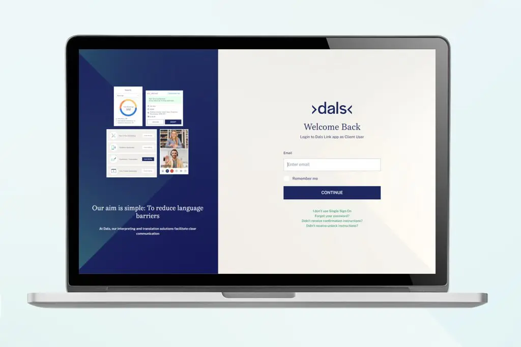 Dals Link Platform -Interpreting Language services